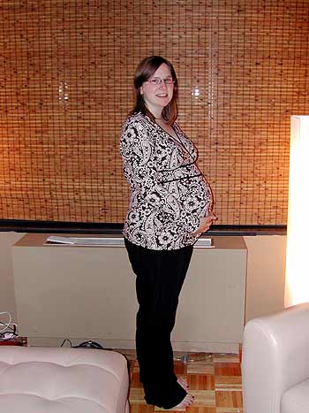 Laura at 36 weeks