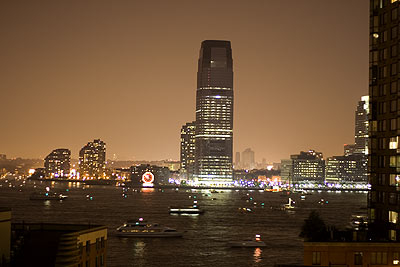 Boat traffic after fireworks